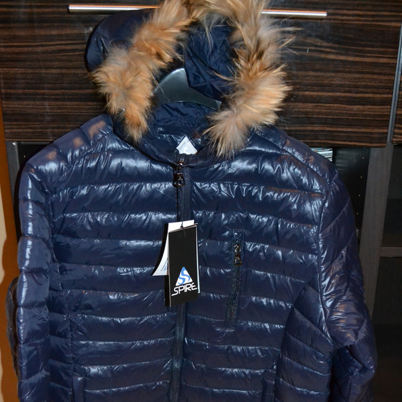 Spire By Galaxy Women'S Lightweight Puffer Jacket - Picture 5 of 8